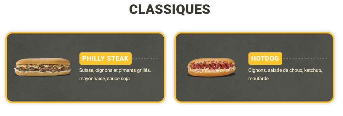 Allons Burger menu item 3